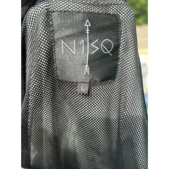 N1SQ Marble Print Zip-Up Jacket Streetwear - Picture 6 of 9